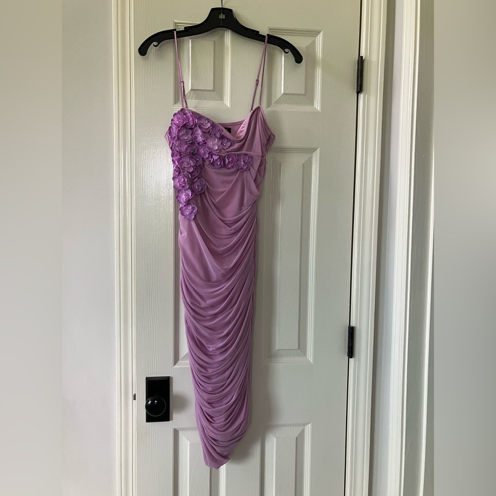 Betsy Johnson Lilac Fitted Dress